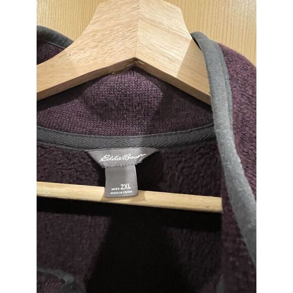 Eddie Bauer 2X Dark Purple  long sleeve round collar sweater - Picture 3 of 4